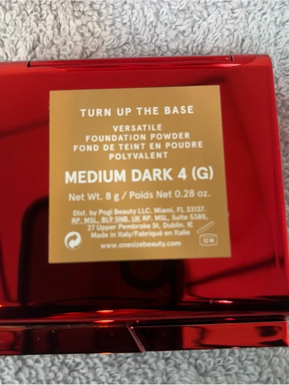 ONE/SIZE Turn Up The Base Versatile Foundation Powder Medium 4 (G) NWB!!!